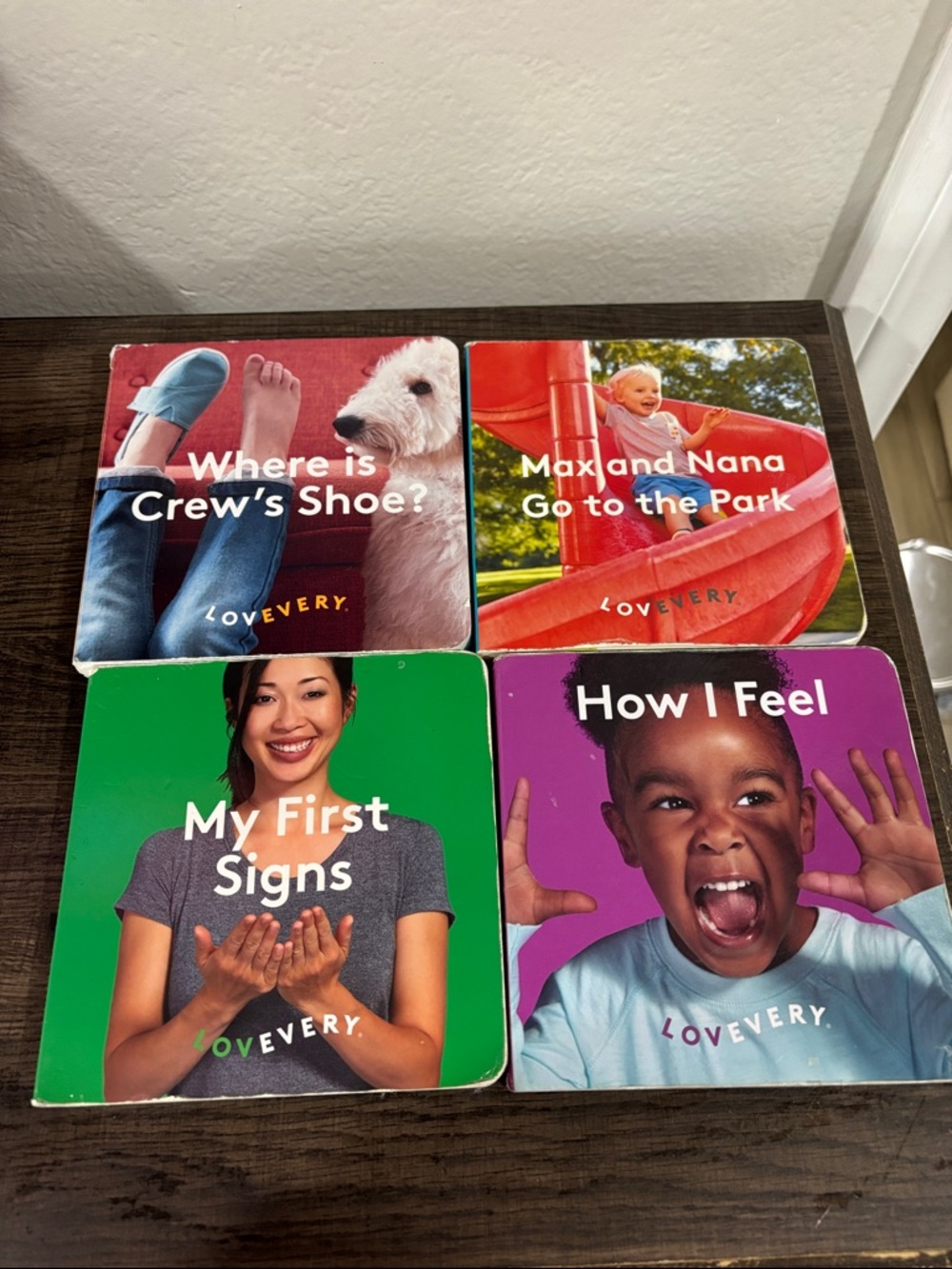 Lovevery Kids Board Book Set - Bright Multicolor Learning Books